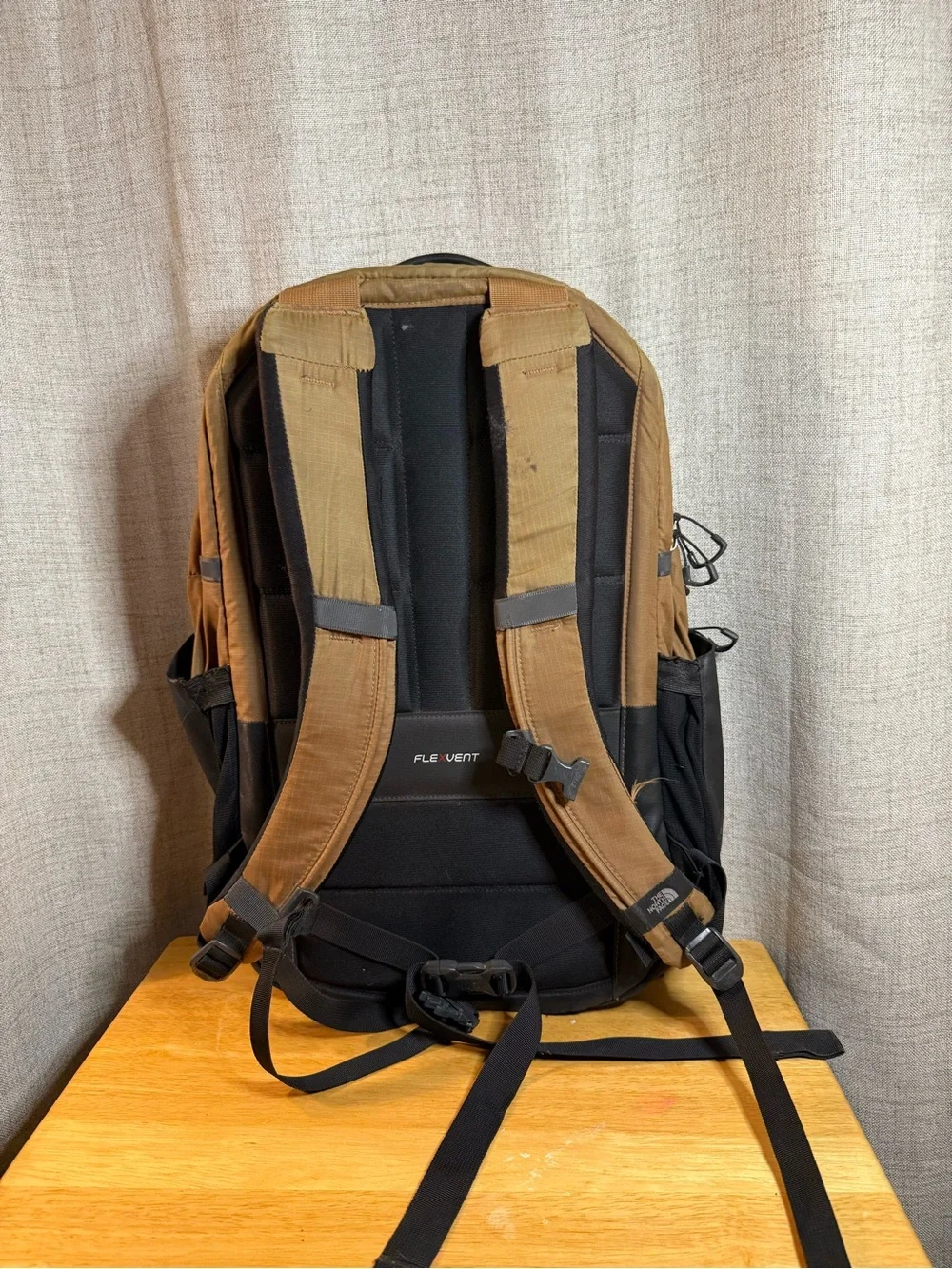 The North Face Two-Tone Black & Brown Backpack